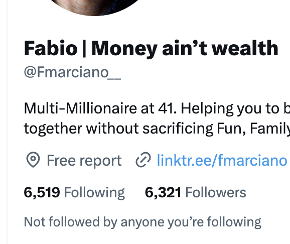 I have an imposter - please report this person. I can't believe they've been out there for this long. I hope they're not scamming people: