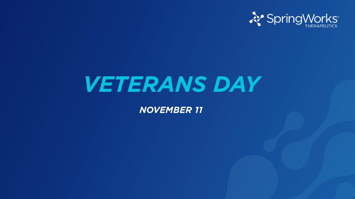 We are proud to have veterans on the SpringWorks team. Thank you to all veterans for your service! #VeteransDay2023