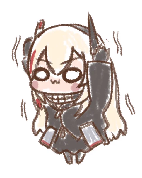 チンアナゴの日ε-ÒwÓ#ドルフロ#少女前線#GirlsFrontline#どるふろ癒し編3期希望 