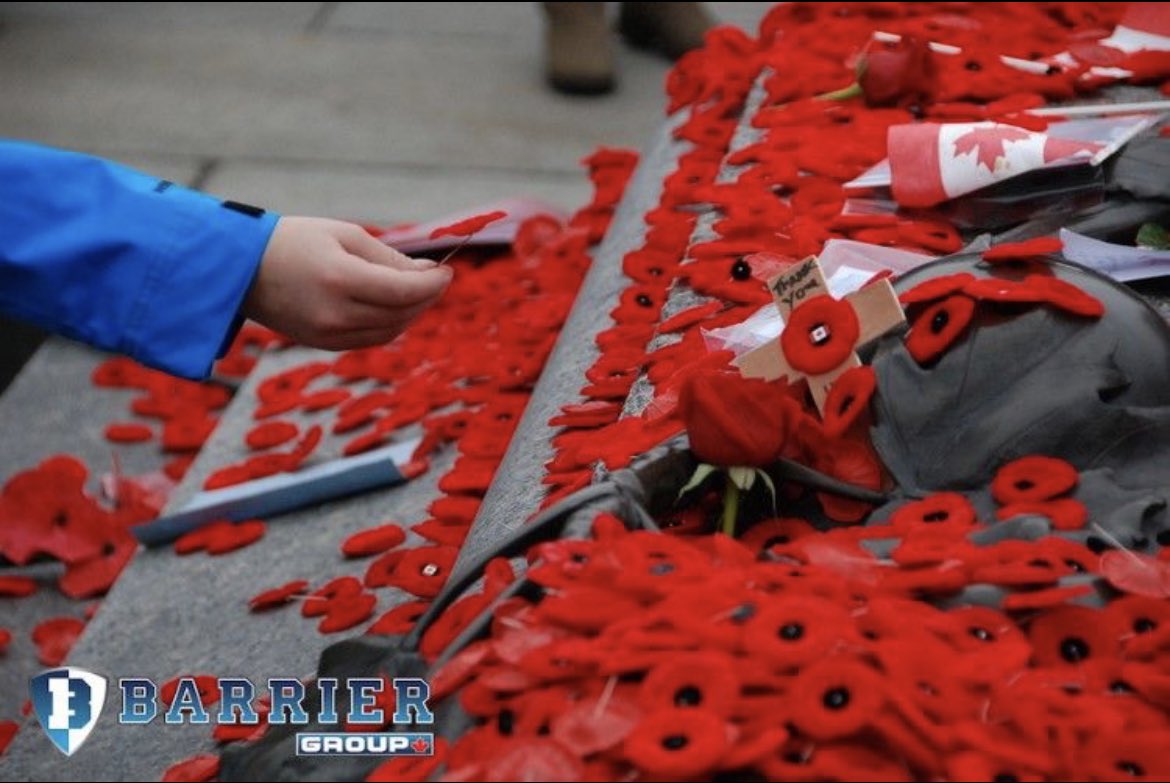 Barrier_Group's tweet photo. With the greatest of admiration &amp; respect... to all who have made our freedoms possible - thank you.
#RemembranceDay #Canada #LestWeForget #Honour #WearAPoppy #Sacrifice #AGratefulNation #Veterans #BarrierGroup https://t.co/ePnHlNFf3S