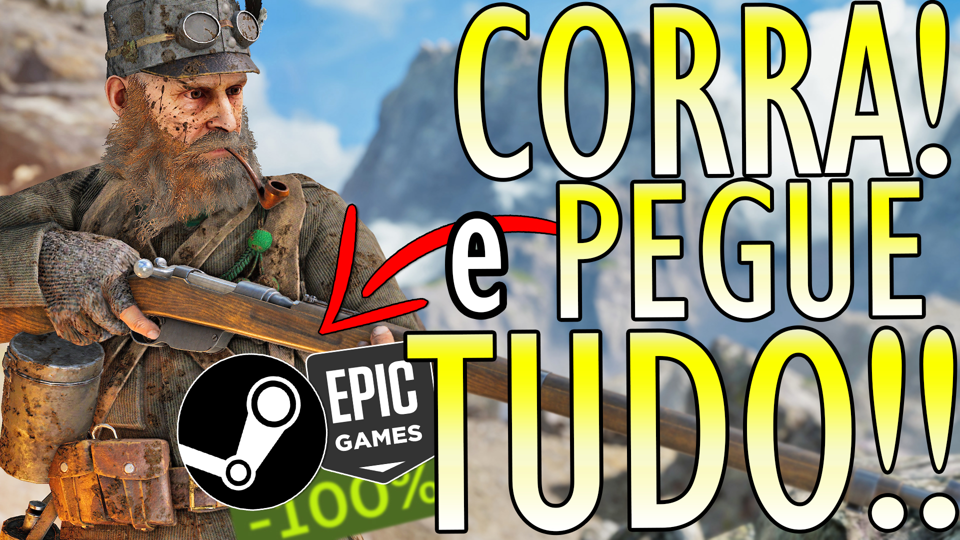 CORRA! JOGOS GRÁTIS para PC na STEAM e EPIC GAMES - TODOS OS JOGOS