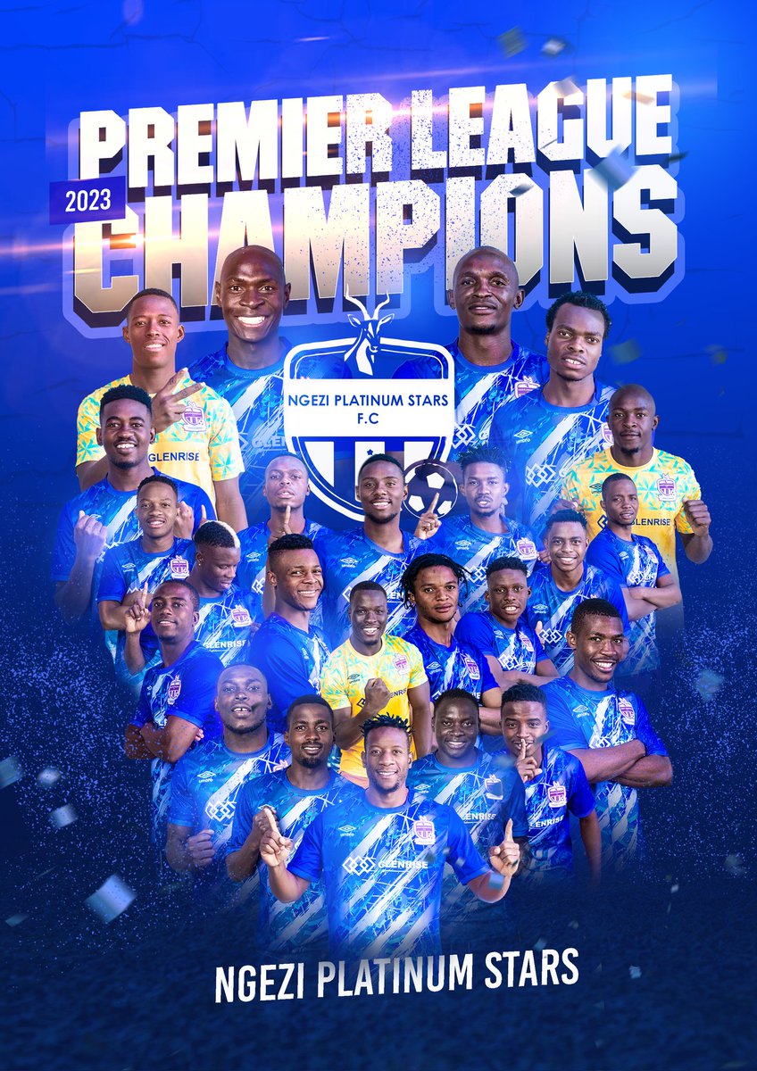 Your 2023 #CastleLagerPSL  Champions!!!

#DistinctlyPlatinum | #FearMadamburo