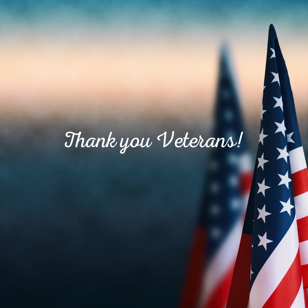Happy Veterans Day to our amazing military personnel. Your unwavering dedication and sacrifice fill our hearts with gratitude. Thank you for your service. 💙