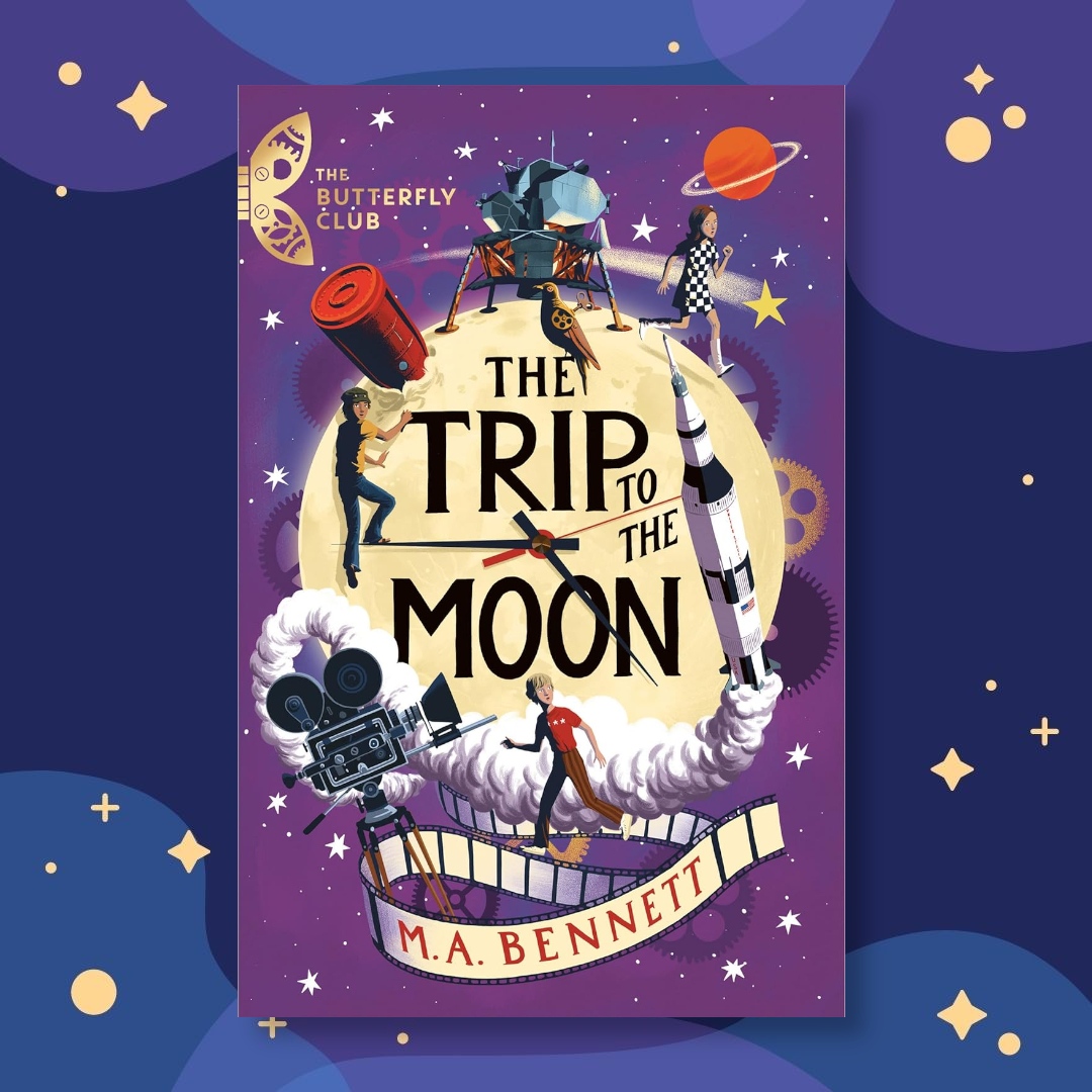 'Movie-magic and a fatal moon mission mishap see the stakes soar skyward for the Butterfly Club time-travellers' @JoanneOwen Expert Reviewer The Trip to the Moon (9+/11+) by @MABennettAuthor @HachetteKids Join the adventures: l8r.it/uyLZ