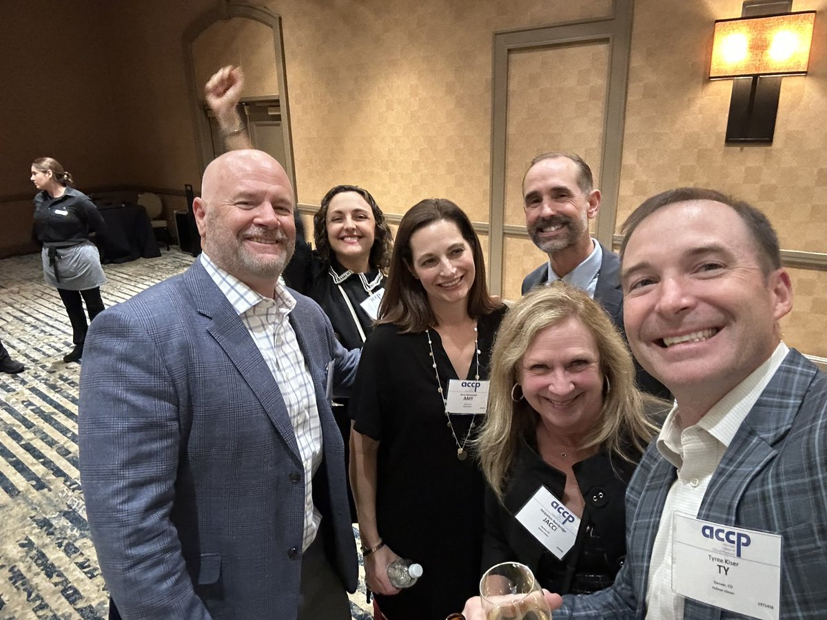 Great reconnecting with colleagues <a href="/ACCP/">ACCP</a> <a href="/CUPharmacy/">CU Pharmacy</a>