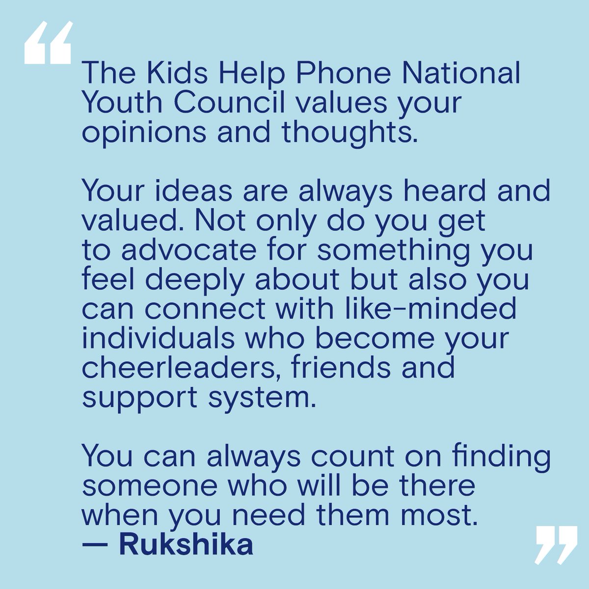 Apply today to become a member of our 2024 National Youth Council! Here's what a few of our current members had to say on why they think others should join. Tap through the images to read the quotes.  bit.ly/3SBHe3T