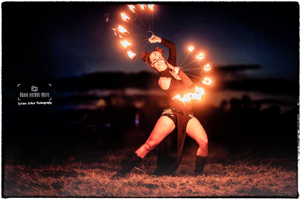 The outstanding Burning Circus pictured performing their fireworks and fireshow at @UL during Septembers Orientation @Limerick_ie