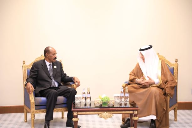 hawelti's tweet image. Pre. Isaias Afwerki &amp;amp; his delegation met in Riyadh this afternoon with Saudi Minister of Environment, Water &amp;amp; Agriculture, Eng. Abdulrahman Alfadley.Discussions centered on strategic roadmap for Saudi-Eritrea cooperation in investments in agriculture, fisheries &amp;amp; animal husbandry