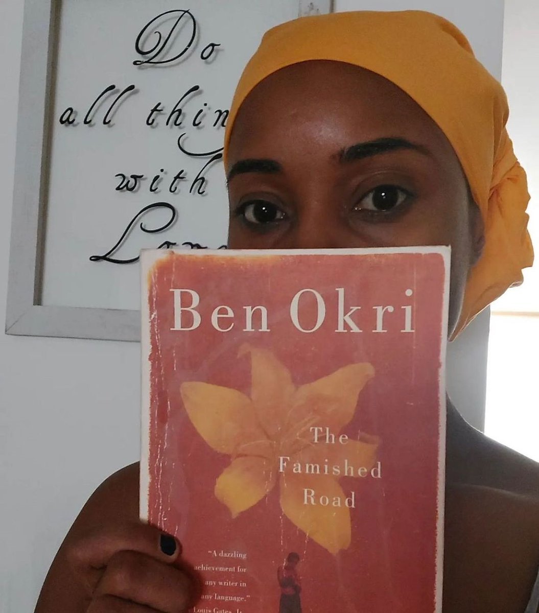 ookjoint #blackpeopleread #writer #poet #poetry #b#BookLoverofIG Mental Health Check In 🫶🏾 How are y’all feeling today? 
•
📖 The Famished Road - Ben Okri
•
(Wanna be featured on our page? Tag us in your pics😊)
•
SOURCE: @africanabookbae 
#thebookjoint #blackpeoplere