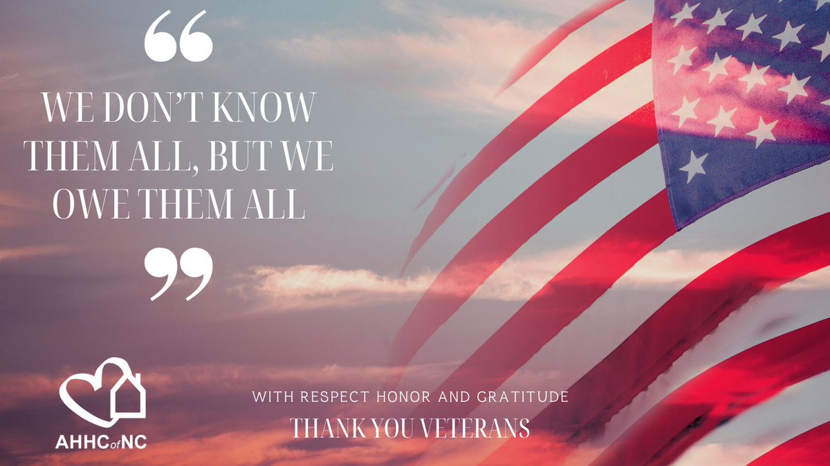Our veterans have sacrificed everything for our freedom! We are proud partners of the We Honor Veterans Program ow.ly/NW6z50Q5EaA and honor those who are still with us and those who have passed. Thank you for your service. #VeteransDay #whv <a href="/NCHomeCareTim/">Tim Rogers</a>