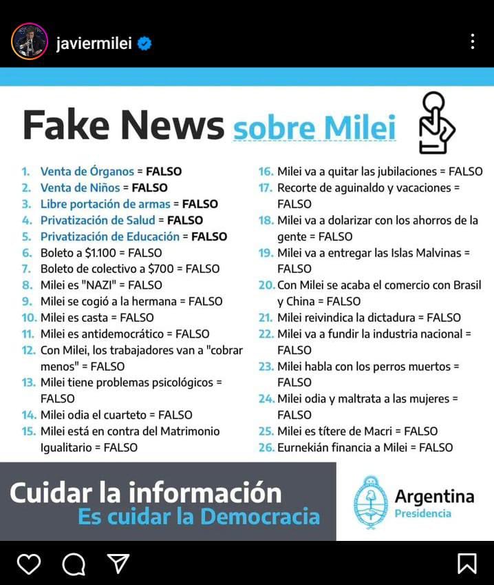 DanielS93481031's tweet photo. Difundan esto en historias, estados, y todas las redes que puedan. No podemos permitir que las fake news de la campaña del miedo de Massa, hagan que los indecisos se inclinen por este último. En esta elección, hasta el último voto cuenta. https://t.co/SitrnxW5lu