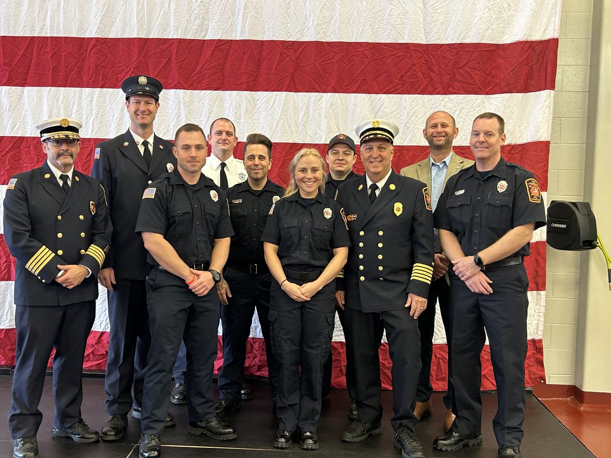 ELongFireDept's tweet photo. The East Longmeadow Fire Department would like to congratulate Firefighters Lauren Caprile and Dan Loftus on their graduation today from the Massachusetts Firefighting Academy’s 10 weeks Career Recruit Firefighter Training Program that covered all areas of firefighting. https://t.co/6rrLAIsKLb