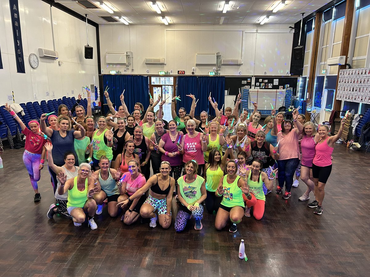 Clubbercise is…BACK! Over £6,000 raised already for <a href="/TeenageCancer/">Teenage Cancer Trust</a> and what a group we have! Just the 4 hours to go 😬🔥🙌🏼💙