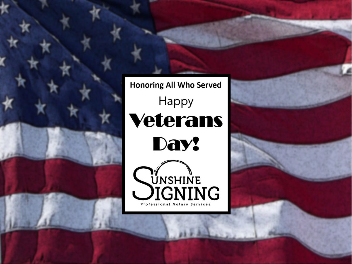 SunshineSigning's tweet image. Gratitude in every salute. 🇺🇸 Honoring the brave souls who've served and sacrificed for our freedom. Happy Veterans Day! #SaluteToService #VeteransDay
