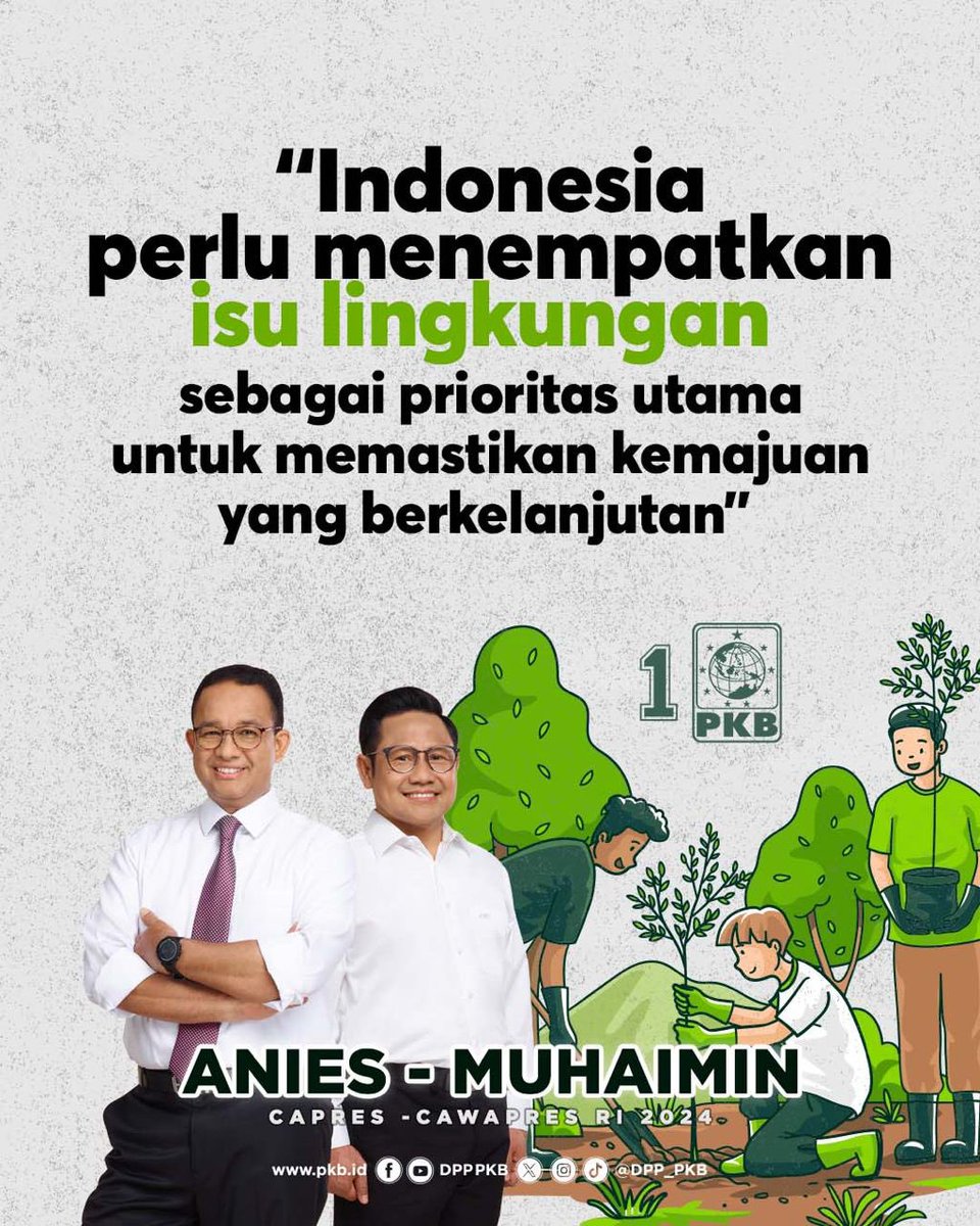 HarmonisMistria's tweet photo. Mari lestarikan lingkungan sehat dan bersih
#AMINPeduliLingkungan 
#AniesMuhaimin2024 
#mistriaharmonis 
@DPP_PKB 
@cakimiNOW 
@HarmonisMistria https://t.co/aQDcshzGft