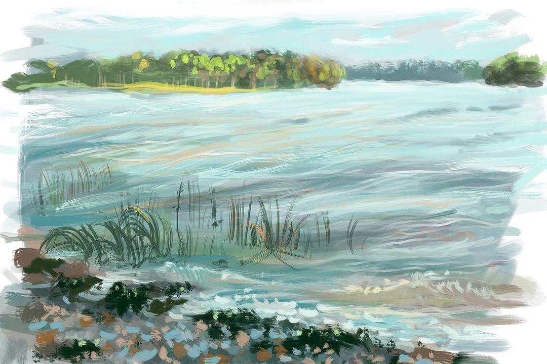 Today &amp; every day we express our heartfelt gratitude to our Veterans for their sacrifices and their service.

Veteran artist Elize McKelvey-Quiñones shared her thoughts on this piece: "My passion in the Marines was to share stories through art, &amp; it took me on many adventures."