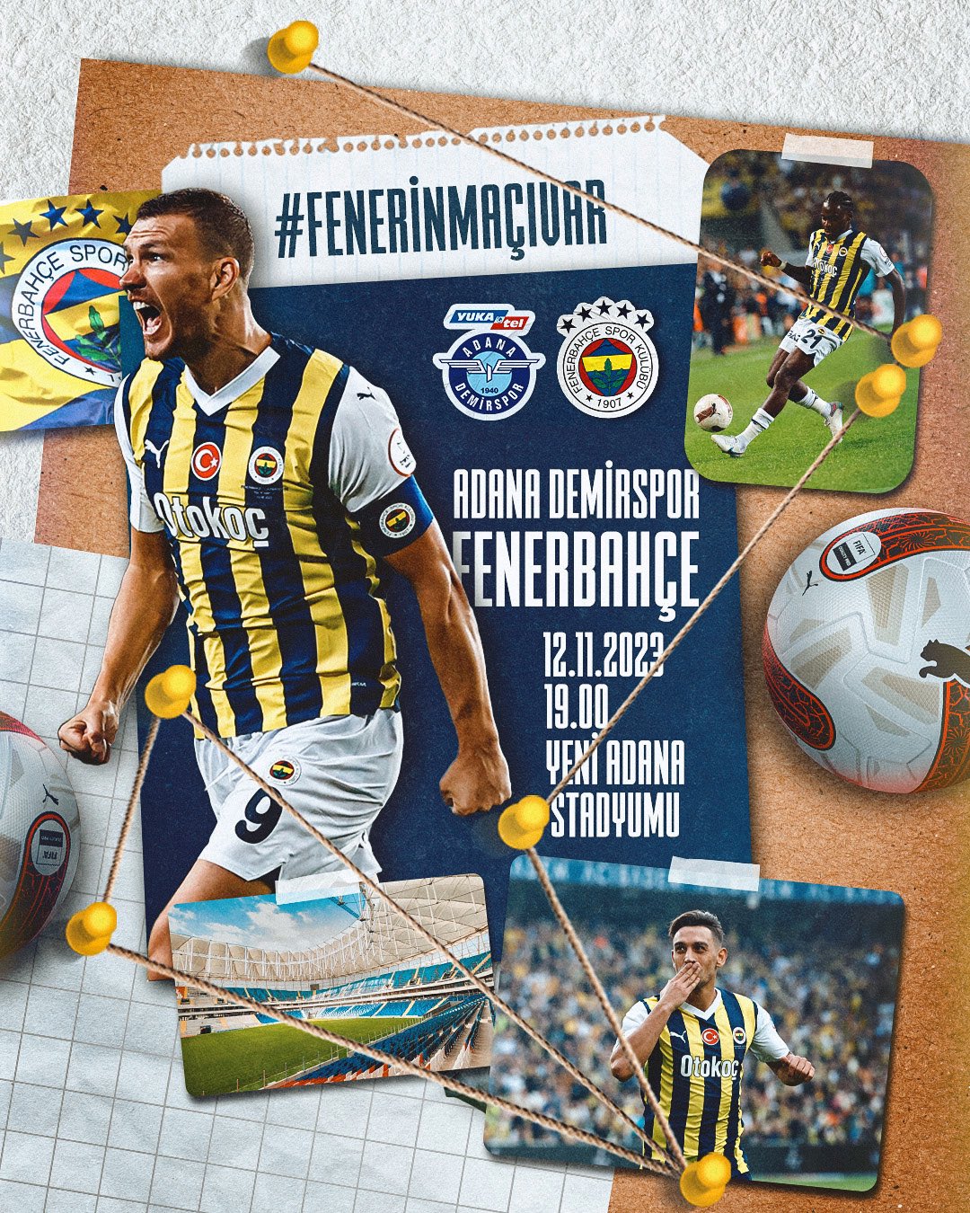 Adana Demirspor Fenerbahçe Maç Görseli