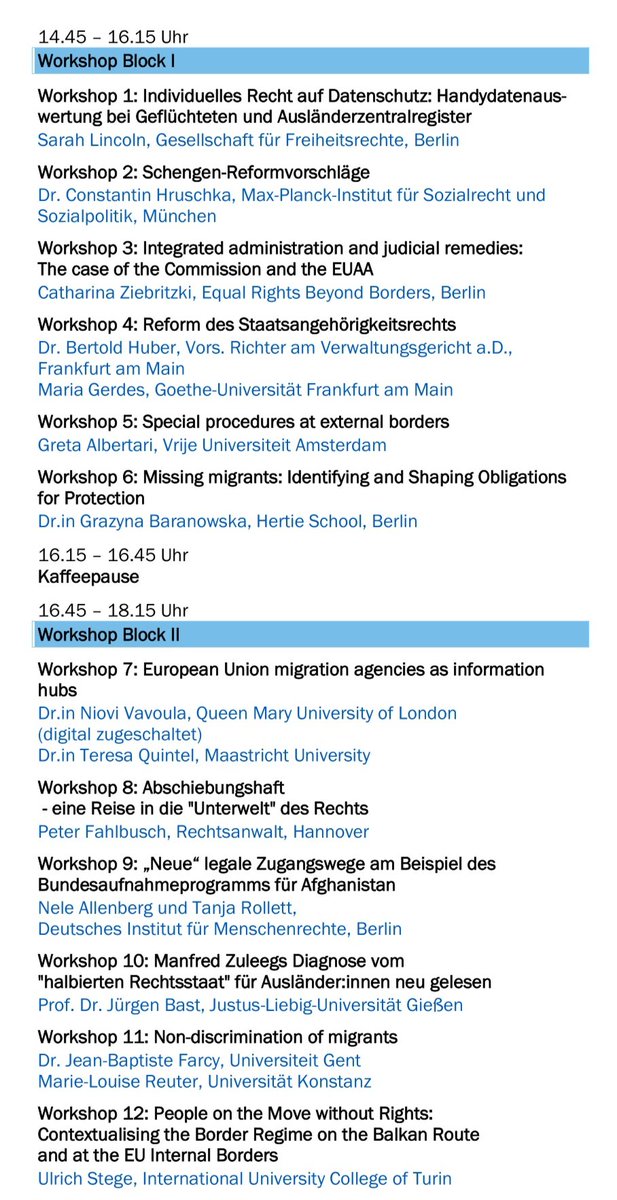 Migration und Menschenrechte Akademie_RS (@migrakademie) on Twitter photo 🌟 Great workshops with excellent speakers such as <a href="/TinoHruschka/">Tino Hruschka</a>, <a href="/cziebritzki/">Catharina Ziebritzki</a>, <a href="/MariaMGerdes/">Maria Gerdes</a> & <a href="/jbfarcy/">Jean-Baptiste Farcy</a> - #RuleOfLaw: Zwischen #Migrationskontrolle und #Menschenrechten 🌟 Great workshops with excellent speakers such as <a href="/TinoHruschka/">Tino Hruschka</a>, <a href="/cziebritzki/">Catharina Ziebritzki</a>, <a href="/MariaMGerdes/">Maria Gerdes</a> & <a href="/jbfarcy/">Jean-Baptiste Farcy</a> - #RuleOfLaw: Zwischen #Migrationskontrolle und #Menschenrechten