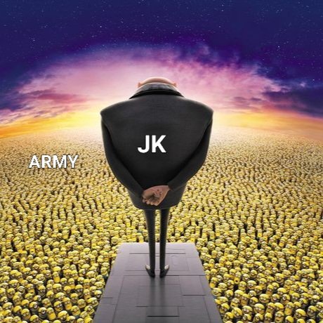 JKPoland97's tweet photo. Jeśli potrzebujecie czegoś na poprawę humoru, to przedstawiam Wam zabawny edit z Jungkookiem, w którym podłożono audio z iconic sceny z Minionków 😭 https://t.co/gkLXqEVrLD