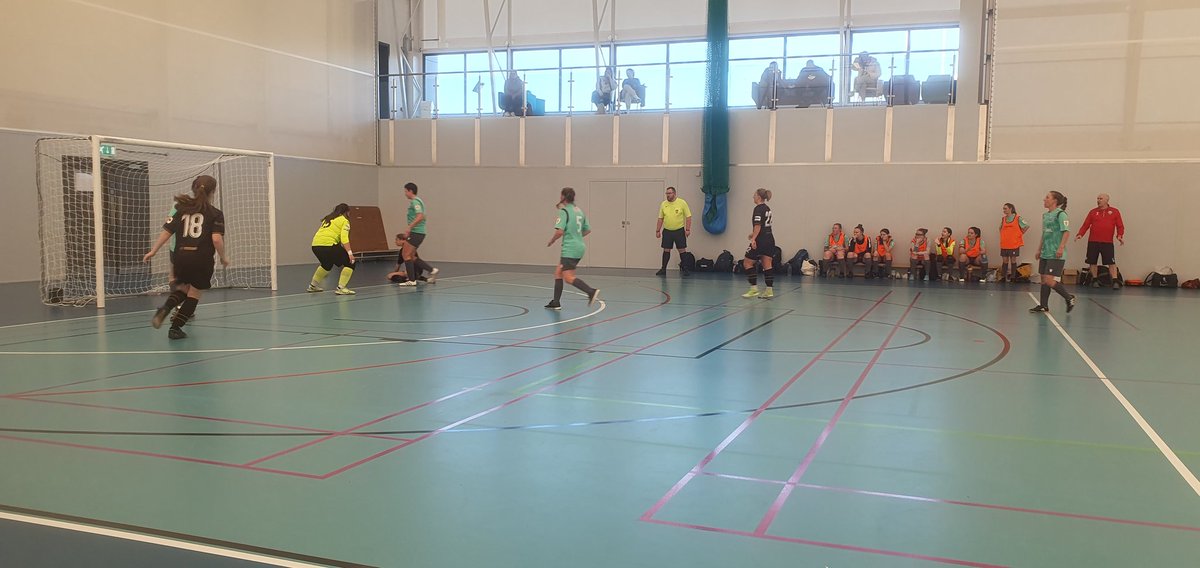 Watching local futsal. Good stuff from <a href="/BoothamFutsal/">Bootham Girls' & Ladies' Futsal Club - York</a>, well done