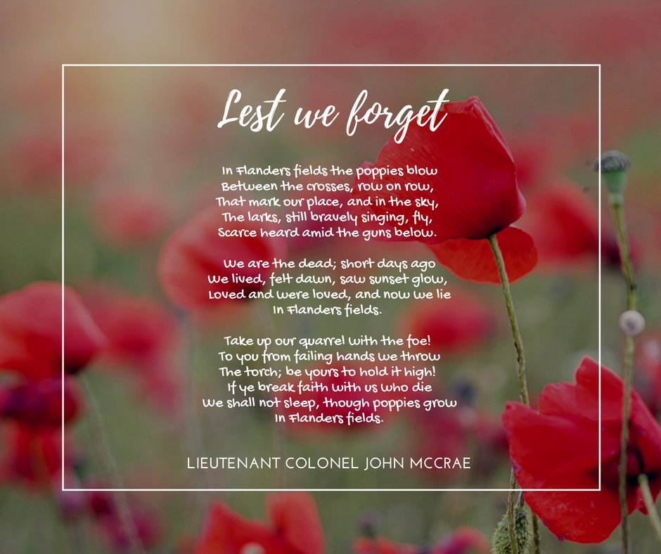 Lest we forget 11.11 🌹