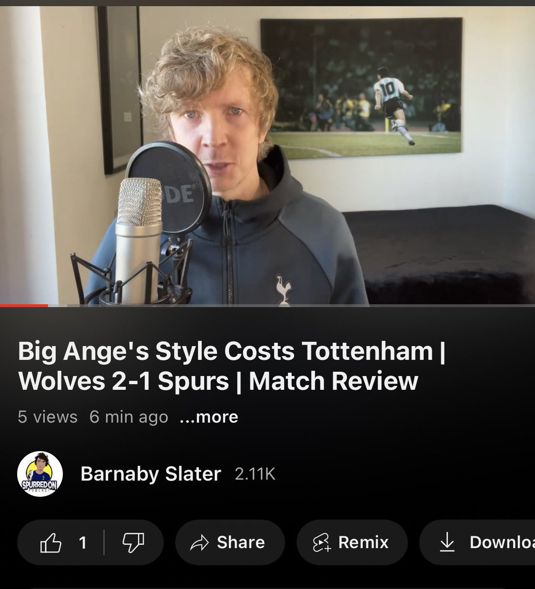 A very disappointed man giving a Tottenham match review. Listen/watch below:

🎙️Subscribe on Apple/Google Podcasts or follow on Spotify

podfollow.com/the-spurred-on…

🎥 Watch and subscribe on YouTube here:

youtube.com/@barnabyslater_