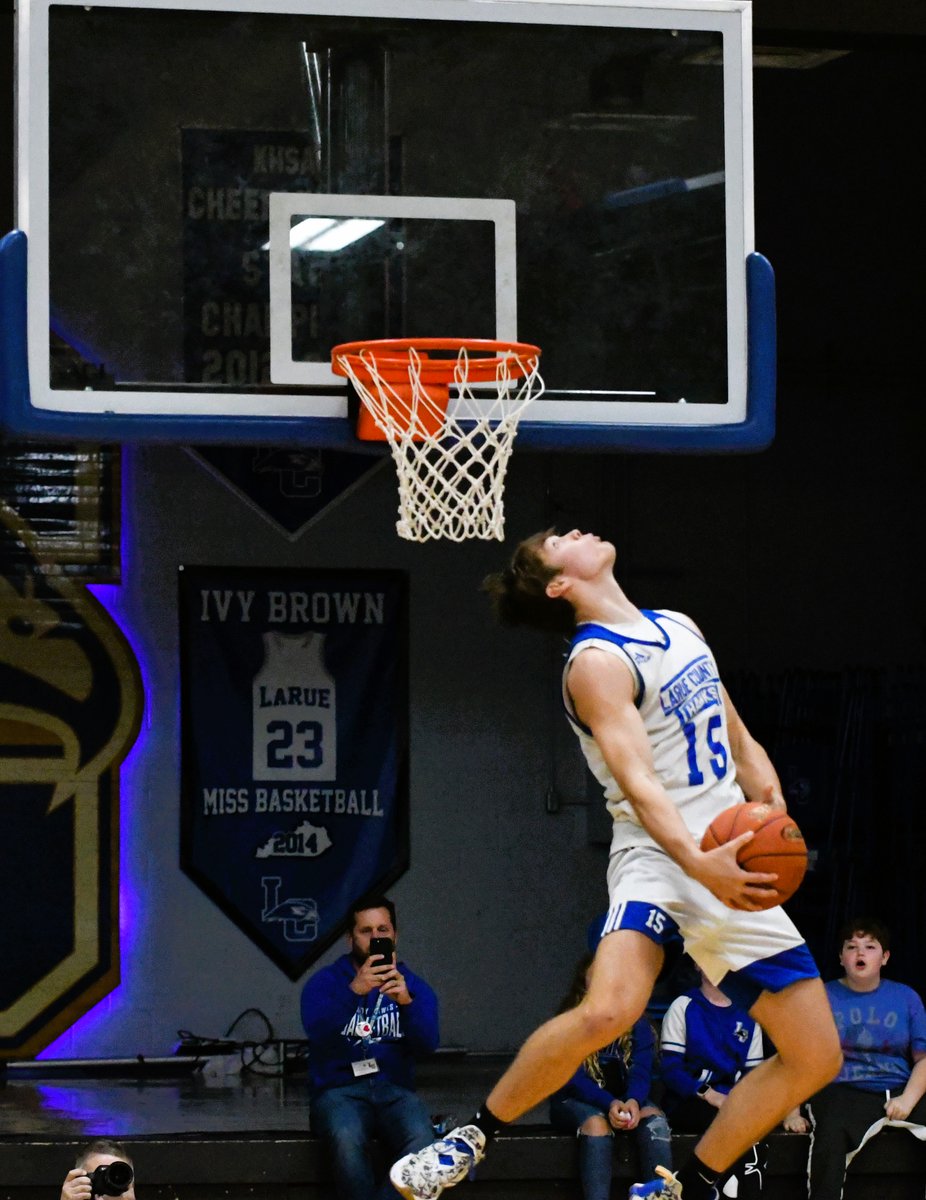 HAWKS BASKETBALL in action last night at the Blue-White Night -