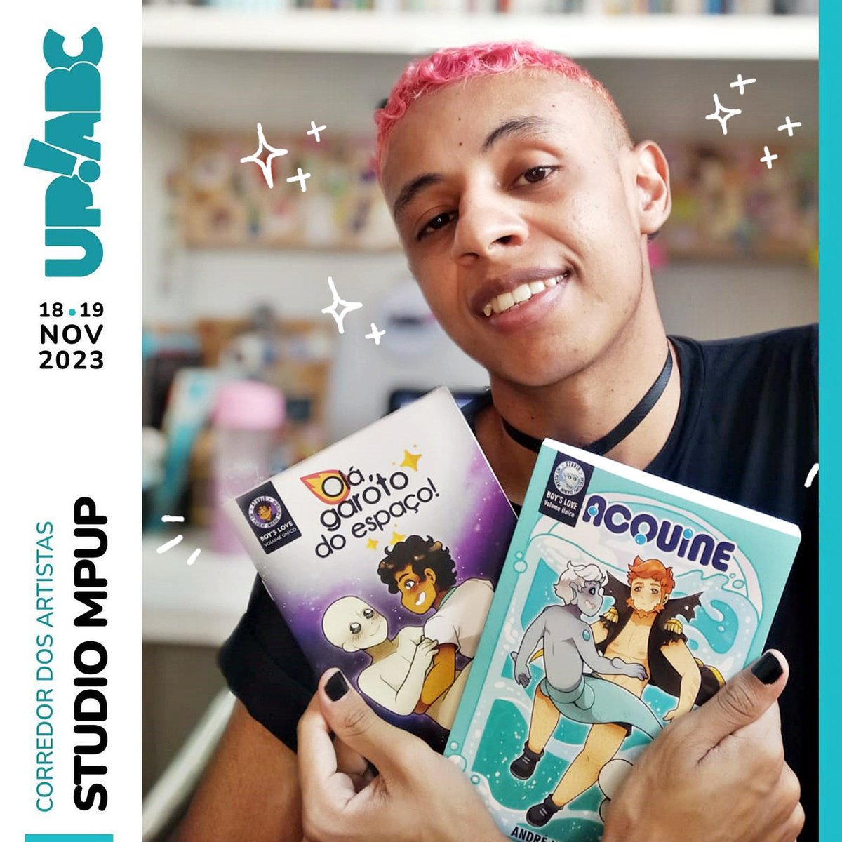 studiompup's tweet photo. Nos dias 18 e 19 de Novembro estaremos de volta em São Paulo para o @upabcfest 🔮✨

👉🏾 O evento vai acontecer no Campus Conceição da Universidade de São Caetano do Sul, das 10h às 19h. Ingressos a venda no site oficial ou na portaria.

Quem eu vejo por lá? 🥰 #upabc https://t.co/8RAxPaQxPc