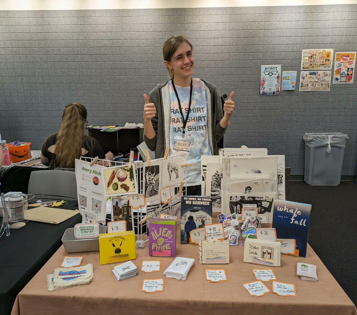 averyhickart's tweet photo. COME TO MINI COMICS EXPO ‼️‼️‼️ ADLER HALL 10-5 ✨✨ https://t.co/ldaUJ8N6X0