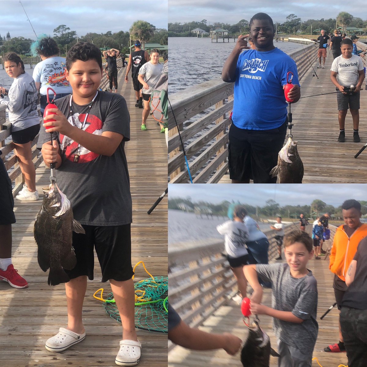 Holly Hill School’s Fishing Club had a fun filled event this morning at Sunrise Park and the bite was on! Thank you to our amazing sponsors who made this event a reality. @HHSK8Knights <a href="/Voges63/">Mr. V</a> <a href="/Ms_CampanellaG/">Gina Campanella</a> <a href="/glaenzer1/">Stephanie</a>