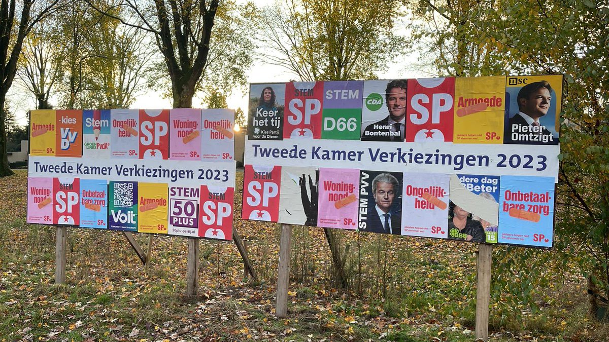 Ik gun iedereen een goede campagne. Maar hier vind ik wat van. Alle vrije plekken volplakken met je posters… <a href="/SP_OSS/">SP afdeling Oss</a>