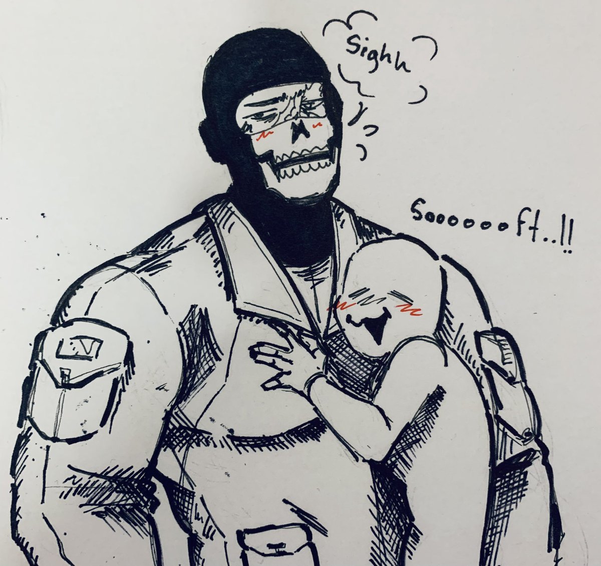 Quick doodle💀🛡️