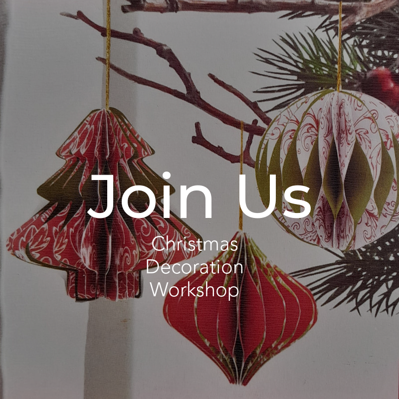 Come and spend a fun afternoon learning how to make a selection of pretty shapes including a little globes and trees (see photo).

Follow the link for more information and tickets: wix.to/6fy4B1k
