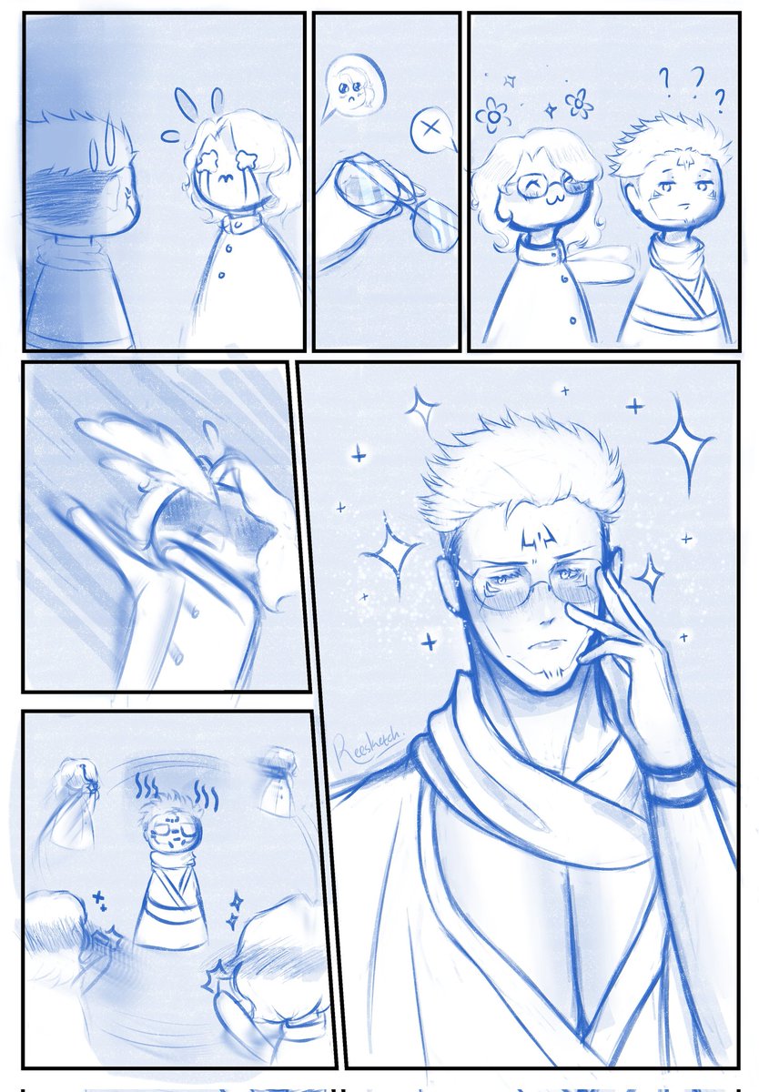 Rees__Studio's tweet image. I forced Sukuna to wear my new glasses
#JujutsuKaisen #jujutsukaisenfanart #artmoots