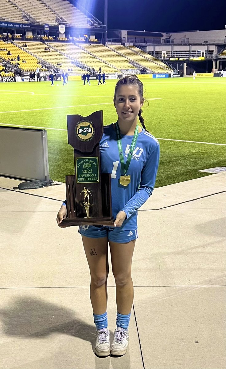 Congratulations to our new state champion, Adri Lika!! 

Adri’s “tremendous save” in the last three minutes helped clinch the win for the warriors. 

Read more here  👇🏼
beaconjournal.com/story/sports/h…