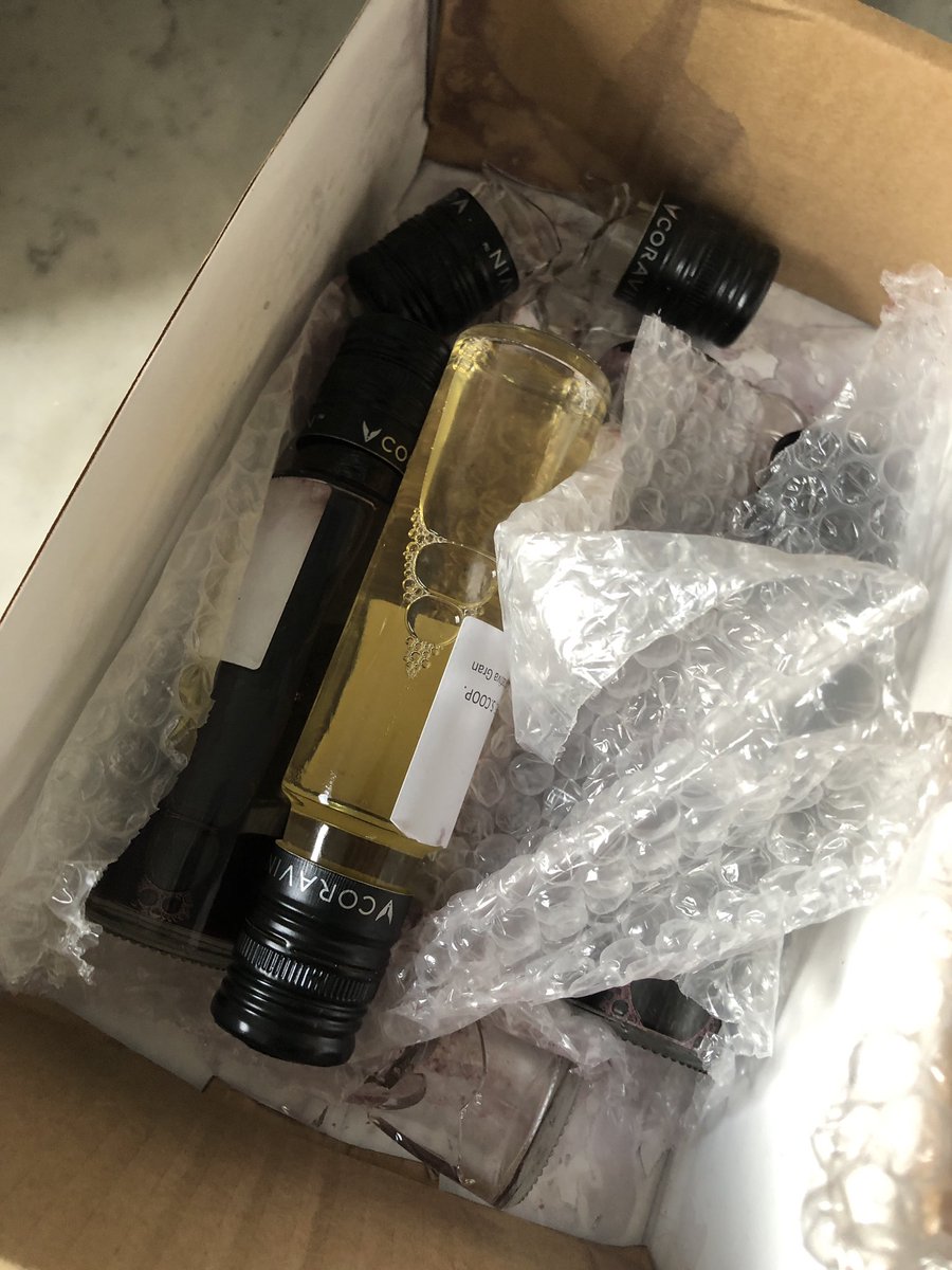 Not your fault but a day late and sub optimal from <a href="/RoyalMail/">Royal Mail</a> Will watch the recording with the dregs! Hope it was a good session <a href="/timatkin/">Tim Atkin</a> <a href="/ThreeWineMen/">WineAlive</a>