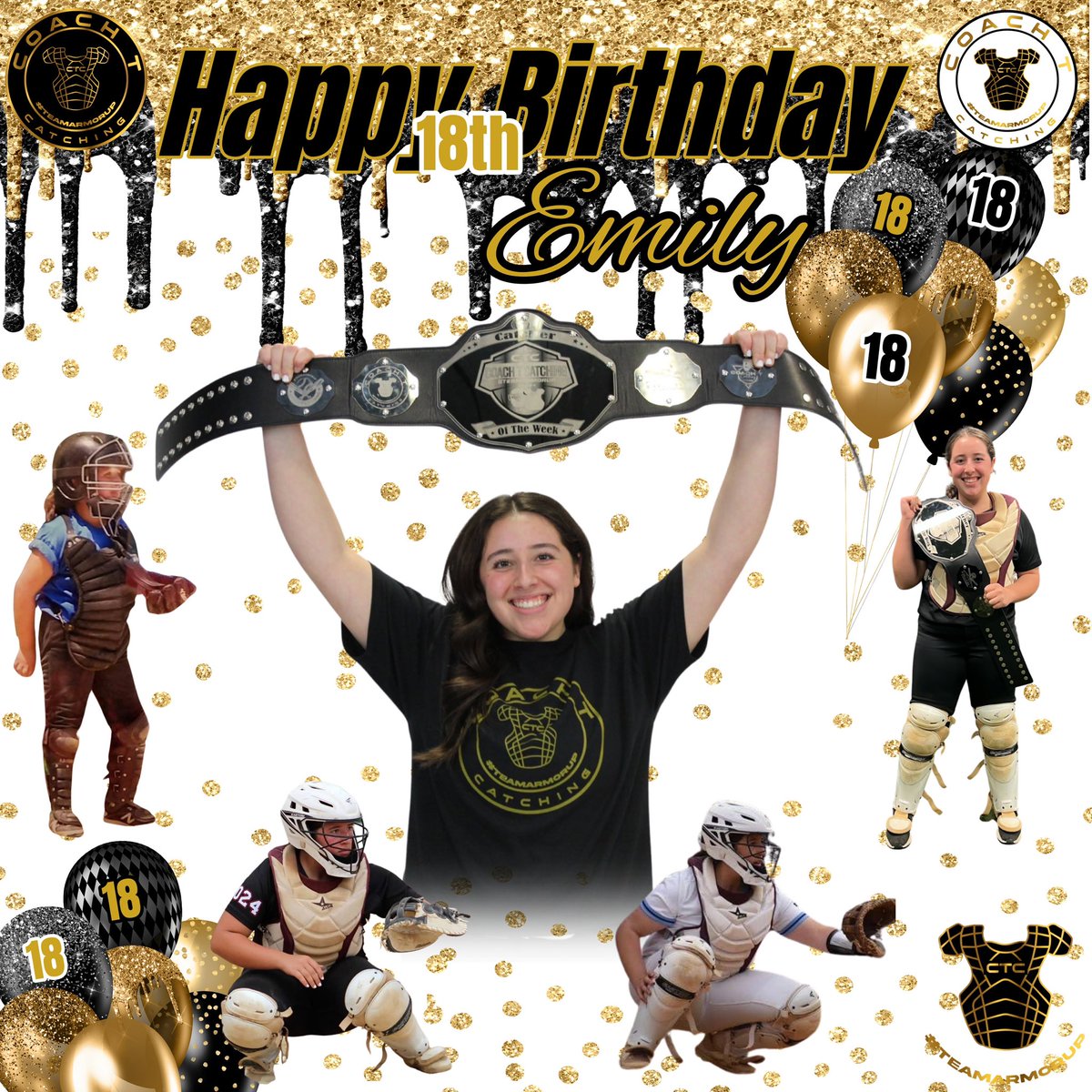 CTCatching's tweet photo. A big Happy 18th Birthday to CTC OG, @EmilyBrown2024. Have a great day you adult!!! #CTC #teamarmorup https://t.co/x1f9h6hGD7