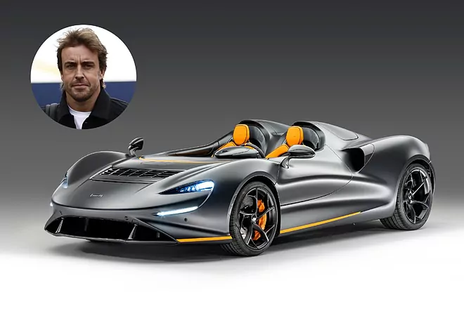 🔥 El McLaren Elva Hypercar de Alonso sale a subasta con la casa de subastas Bonhams. 🤑 Se estima que se venda por un precio entre 2.33 M€ y 2.8 M€. 📅 La subasta se celebrará en la 'Abu Dabi Auction' el 25 de noviembre.