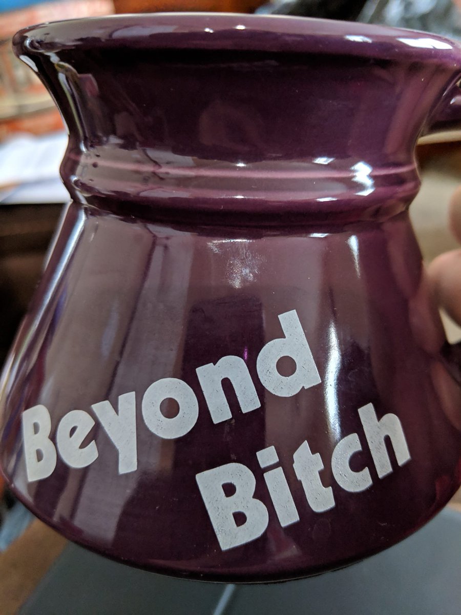 My former boss* is moving & just unpacked the mug I gave her for Christmas yrs ago. How did I not get fired??🤣 I am good at passive/aggressive apparently! *now friend