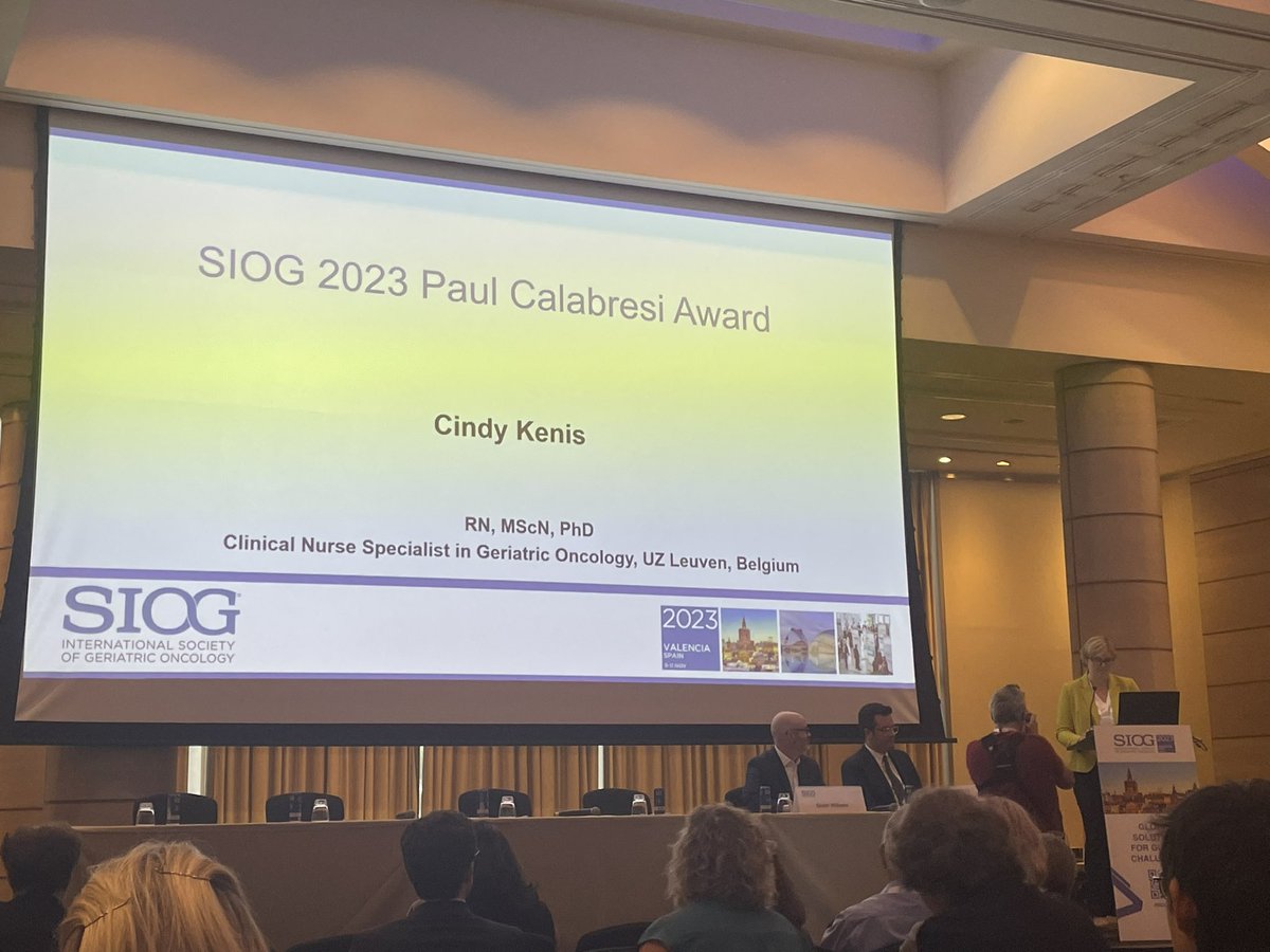 Could we be more proud of the #SIOG2023 award winner @KenisCindy 🙌🏼🙌🏼🙌🏼