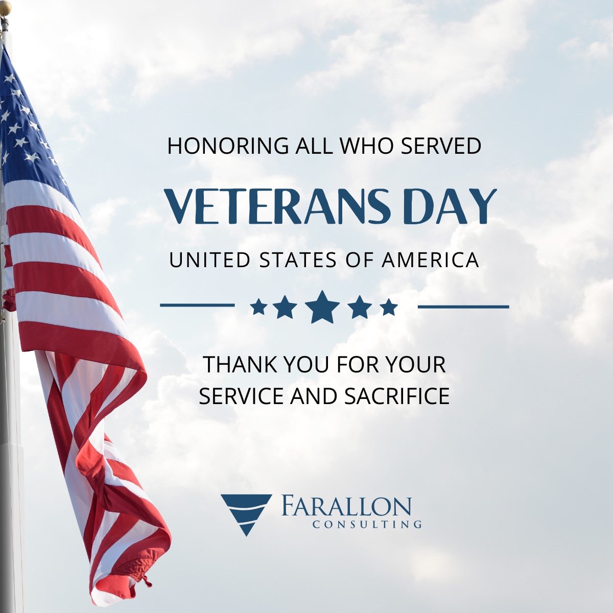 FarallonLLC's tweet photo. Thank you, Veterans. https://t.co/SeGfkkvdVv