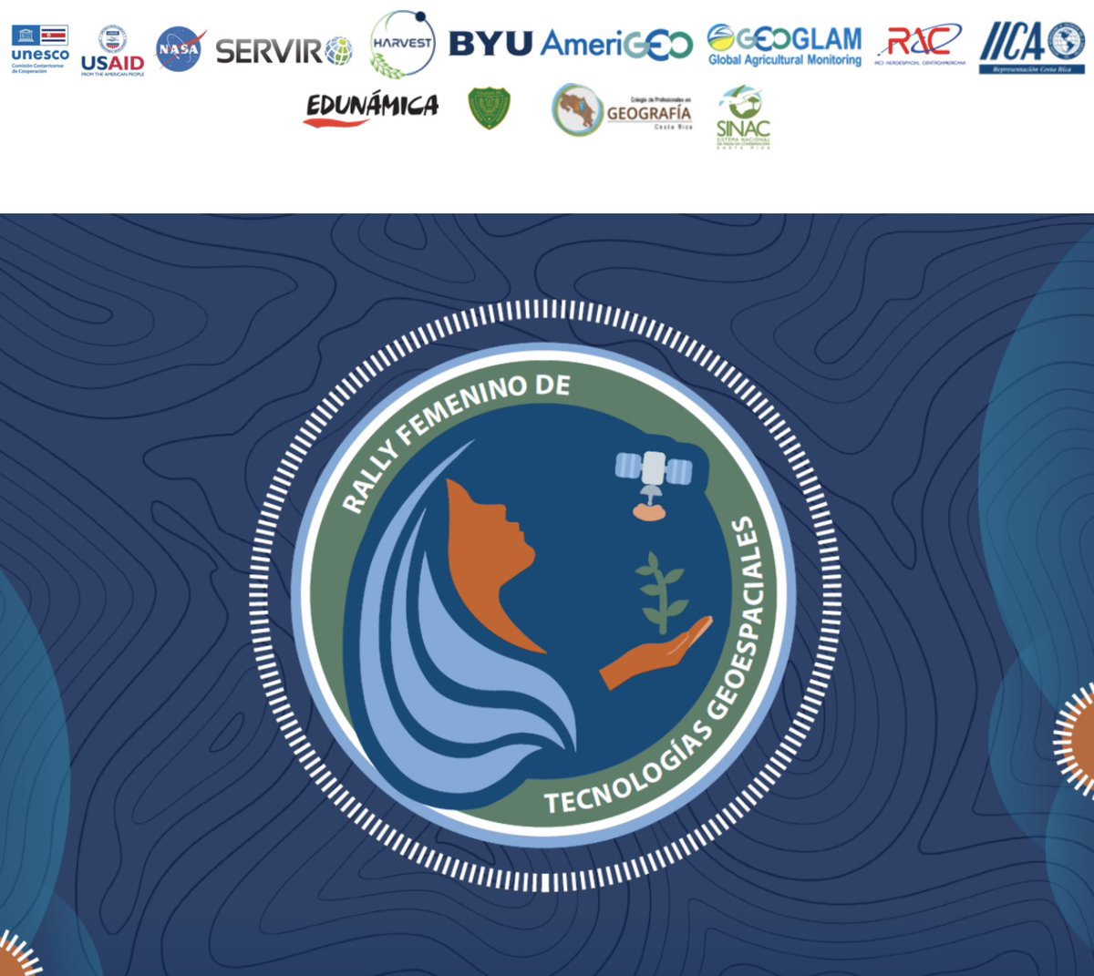 SERVIRGlobal's tweet image. Honored to support the 3-day #RallyFemenino #GeospatialTechnology workshop in CR 🇨🇷. Over 100 women will explore using geospatial tech to support their communities. Thanks to collaborators @iicanoticias, @HarvestProgram, @G20_GEOGLAM, @GeoGlows, @BallardCenter, @USAIDES &amp;amp; more.