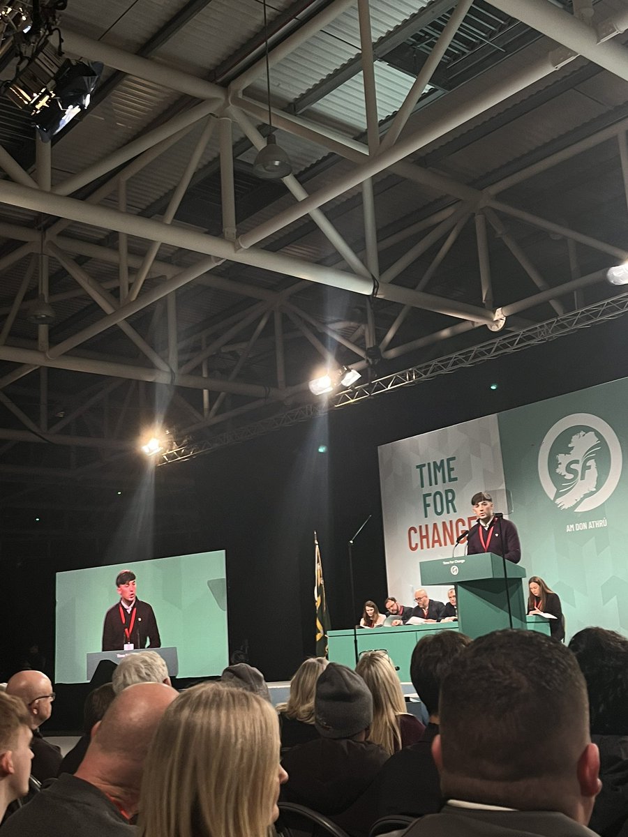Last night at the @sinnfeinireland Ardfheis I spoke on the importance of granting our local authorities more powers to meet the unique challenges faced by our rural communities across the island.

#SFAF23