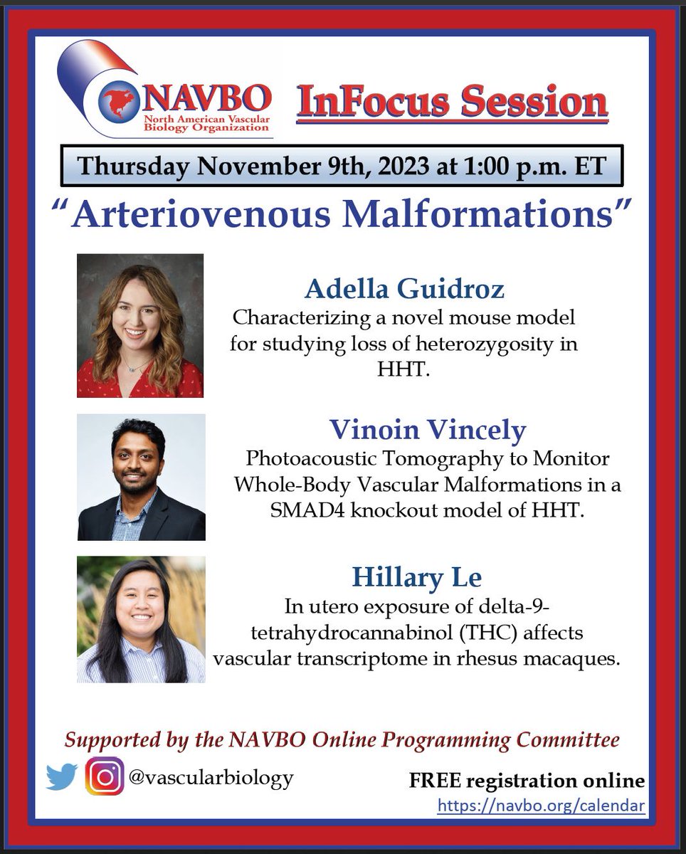BFI_Lab (@bfi_lab) on Twitter photo This week PhD student <a href="/VinoinV/">Vinoin Devpaul Vincely</a> presented his work at #NAVBO InFocus webinar on the topic "Photoacoustic Tomography to monitor whole body vascular malformations in a SMAD4 model of HHT." This week PhD student <a href="/VinoinV/">Vinoin Devpaul Vincely</a> presented his work at #NAVBO InFocus webinar on the topic "Photoacoustic Tomography to monitor whole body vascular malformations in a SMAD4 model of HHT."