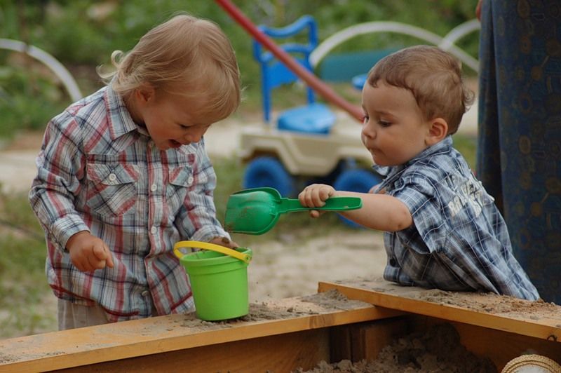 Outdoor play helps children develop social skills, by learning how to play with others.