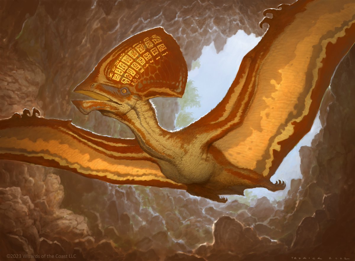 Soaring Sandwing

A pterosaur for Magic the  Gathering's Lost Caverns of Ixalan set!

AD Ovidio Cartagena
Copyright Wizards of the Coast, 2023.