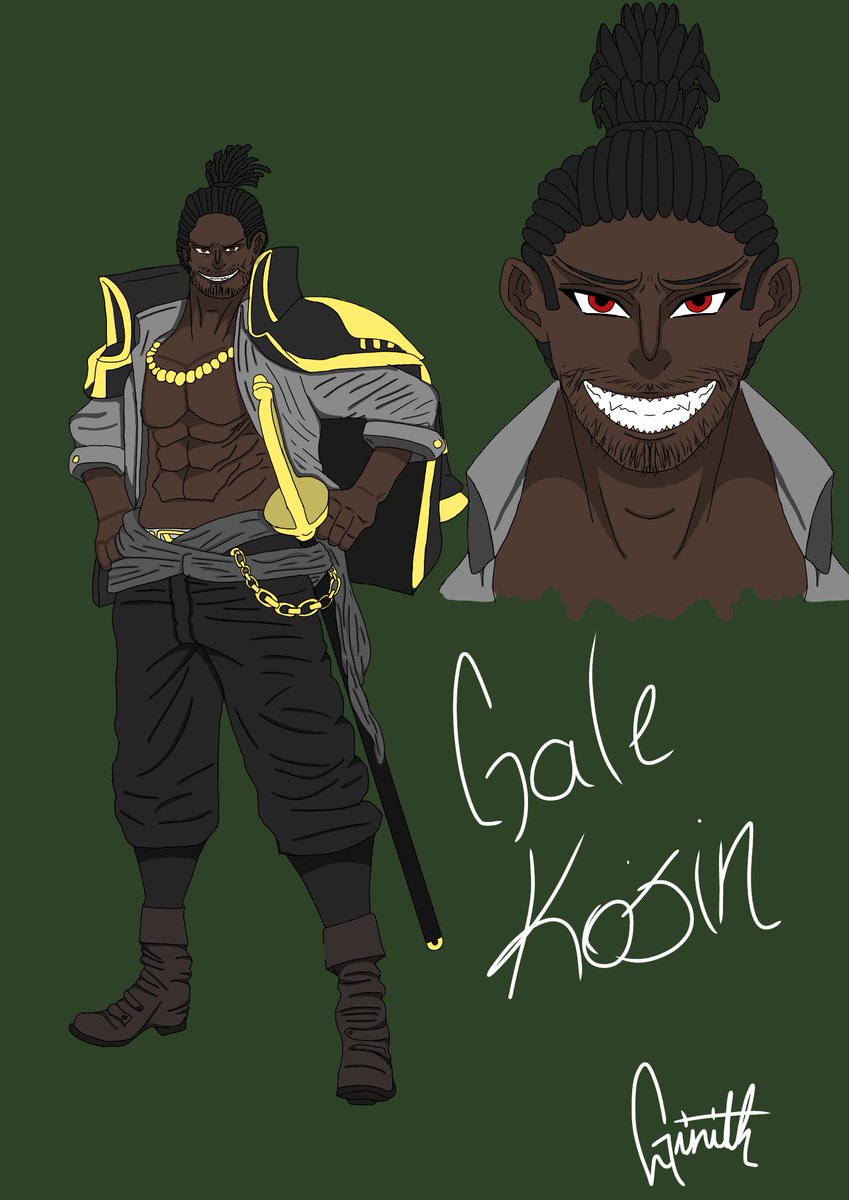 Gale Kojin | Oc of <a href="/TheDumbGrim/">Grim</a>

Based on Roger, Shanks And Blackbeard.