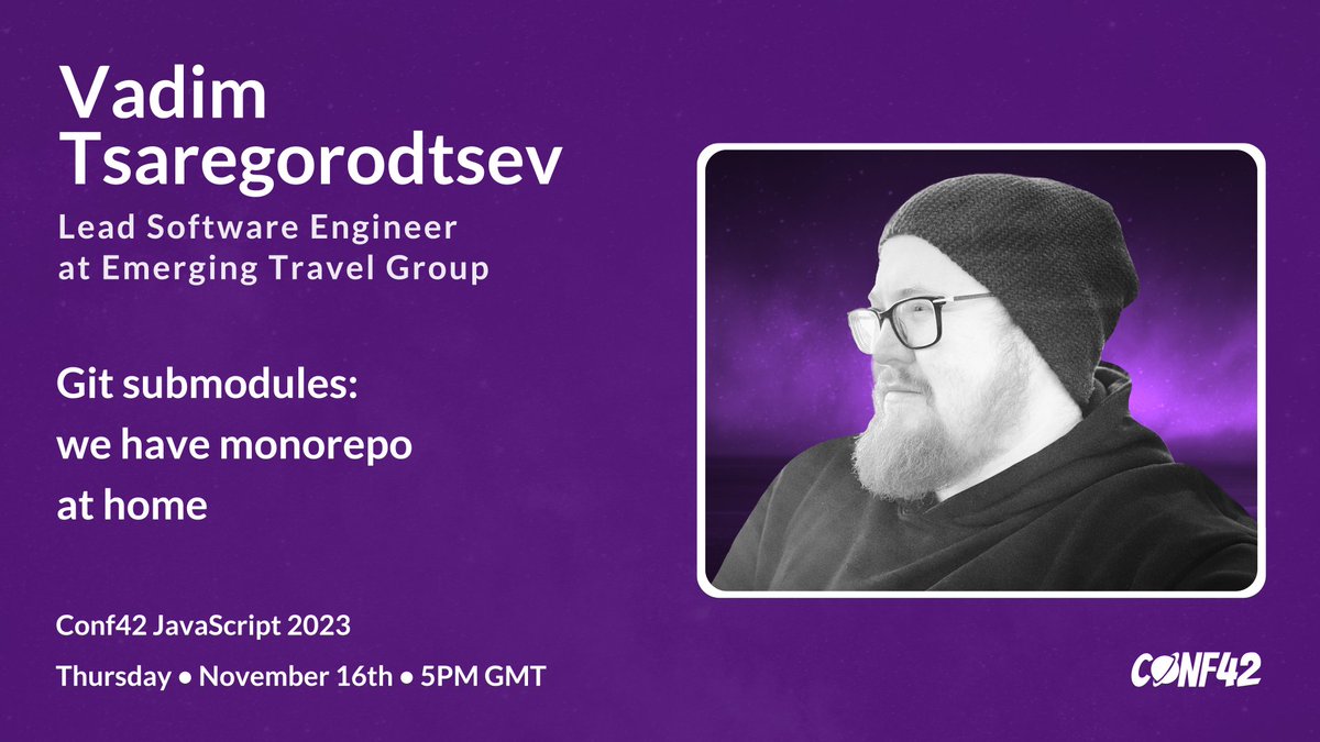conf42com's tweet image. 🌟Don&apos;t miss #Conf42 #JavaScript!

🌐conf42.com/JavaScript_202…

📢If you’re struggling with reusing common components across teams and projects when developing applications with a shared architecture, ETG has a solution!
#GitSubmodules #Monorepo #VersionControl #GitTips #Developer