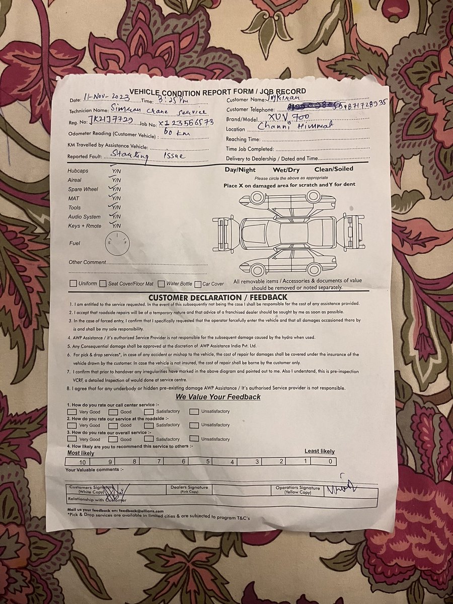 abhidewang's tweet photo. @anandmahindra . "🚗 Receieved XUV700 AX7 PMT on Nov 8, 2023, 4 times it happened that car has not started since then. We're vry excited tht we hv rcv'd our car b4 Diwali bt all the happiness and excitement has vanished whn we performed pooja 1st day and car didn't start. https://t.co/c5k2C1SrFY