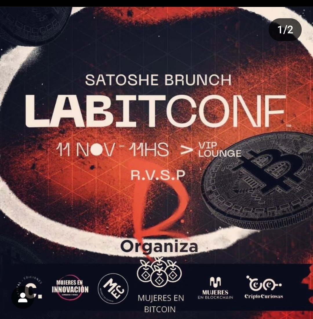 uxjossie's tweet image. Día 2 de @labitconf 

Arrancamos con un Brunch de comunidades de mujeres #SatoShe 

Gracias @MblockchainEsp @CriptoCuriosas @mujeresencrypto